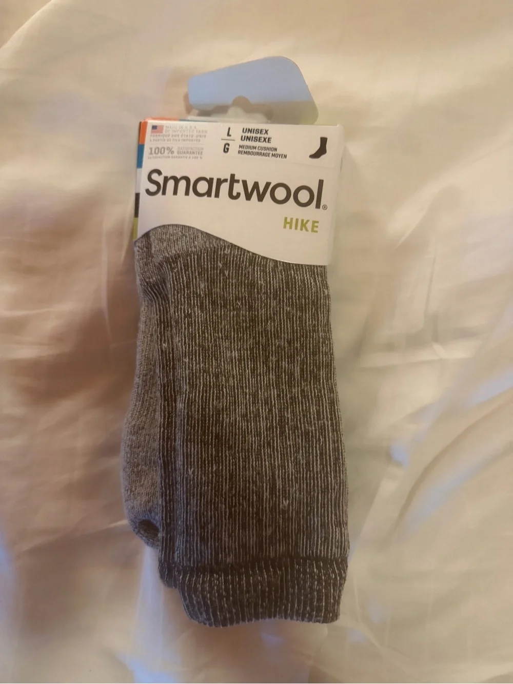 Smartwool Men's Hike Crew Socks — Heather Gray